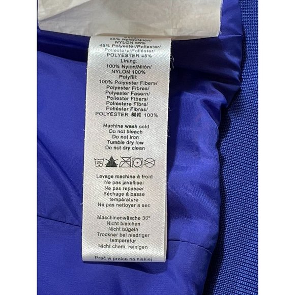 Burton Blue Cool Flavors Dry Ride Snowboard Skiing‎ Puffer Vest Womens Sz Small - Picture 13 of 14